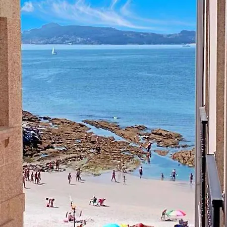 1ª Linea Playa De Silgar En Sanxenxo, A 20 Pasos サンシェンショ