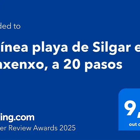 1ª Linea Playa De Silgar En Sanxenxo, A 20 Pasos サンシェンショ